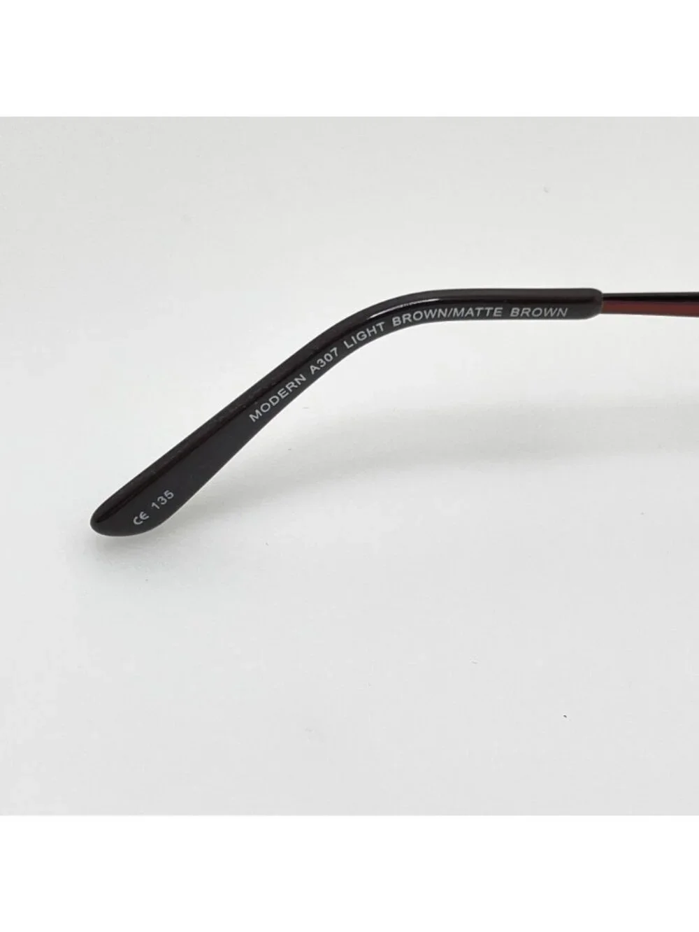 Modern Art Eyeglasses Eye Glasses Frames A307 Brown 50-18-135